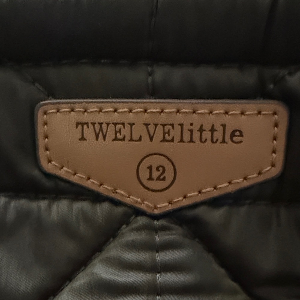 TWELVElittle Dark Green Quilted Diaper Bag - Picture 2 of 4